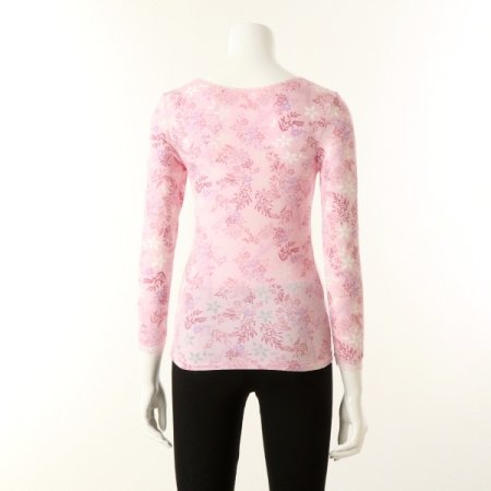 번아웃프린트 9부소매 내의 상의