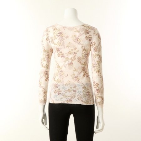 번아웃프린트 9부소매 내의 상의