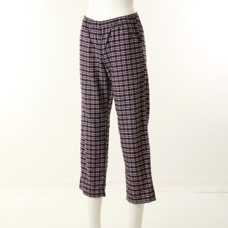 여성체크 면기모 이지웨어하의