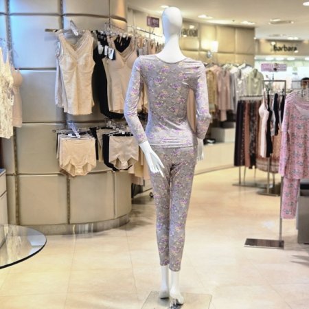 모달 꽃프린트 내의상하BR