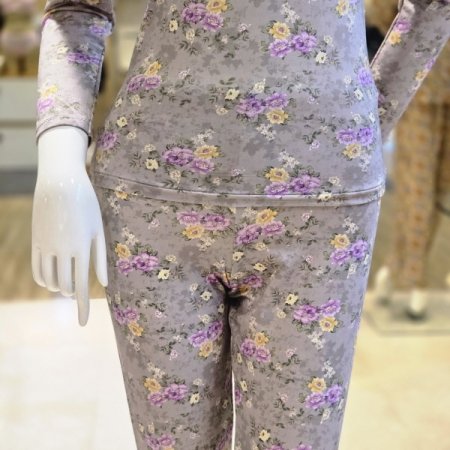 모달 꽃프린트 내의상하BR