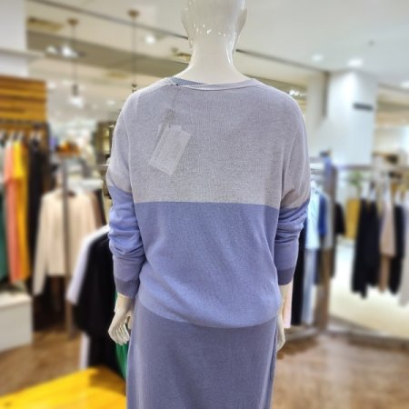 3도그라데이션미디가디건2color