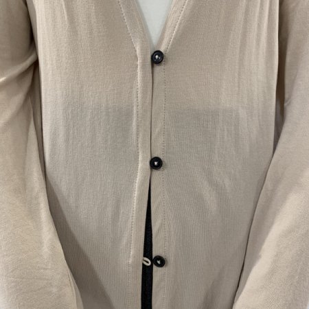 모달 트임 미디 가디건