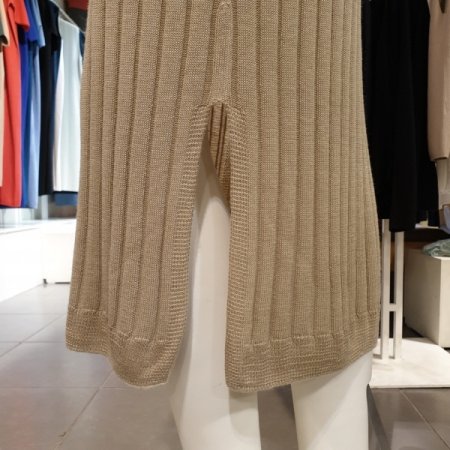 립조직 슬리브리스 원피스