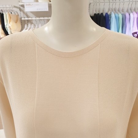 쿨터치 하프슬리브 미디드레스