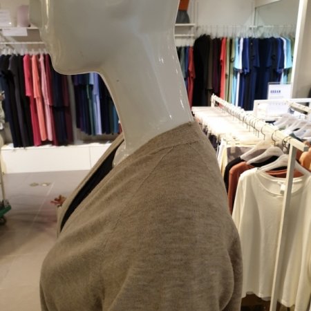 에코스킨 홀가먼트 베이직 미디 가디건