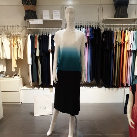 그라데이션 보트넥 탑