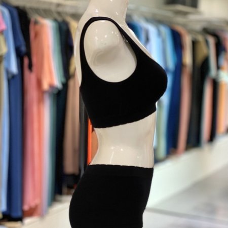 모달 밴드포인트 스퀘어넥 브라팬티세트