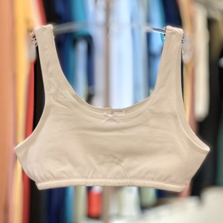 주니어 코튼 기본 탱크브라