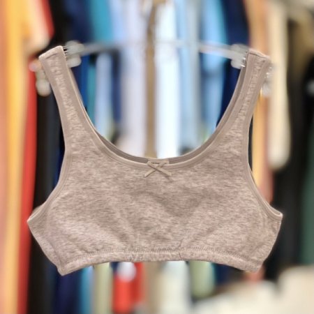 주니어 코튼 기본 탱크브라