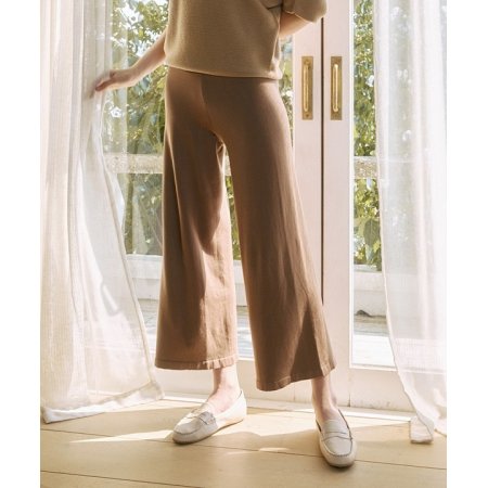 NEW 모달 립조직 와이드 9부팬츠