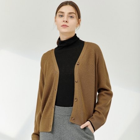 울 니쥬 가디건