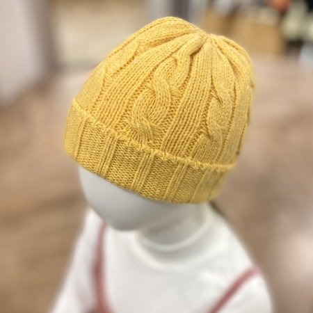 에코스킨 키즈 꽈배기 비니모자