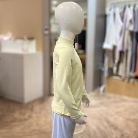 키즈 46세 코튼기모 목폴라