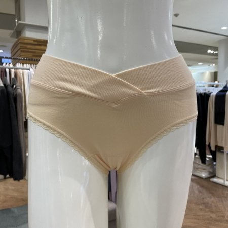 맘스킨 뱀부 레이스 로라이즈 임부팬티