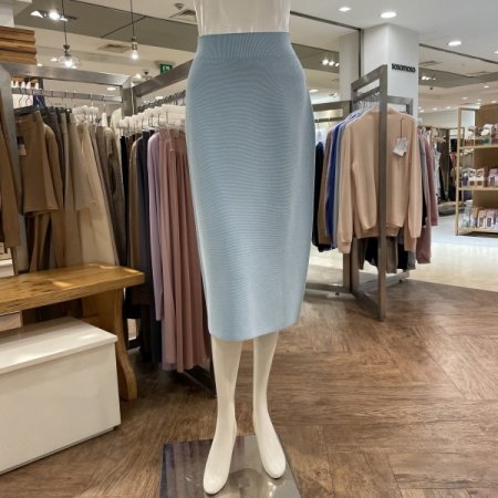 에어니트 7부 티셔츠 스커트 세트