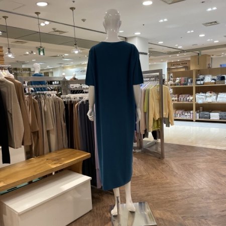 에어니트하프슬리브드레스5color