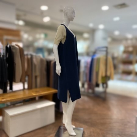 에어니트 옆트임 뷔스티에 드레스