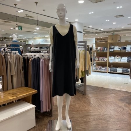 에어니트 옆트임 뷔스티에 드레스