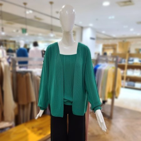 에어니트조직번형가디건2color