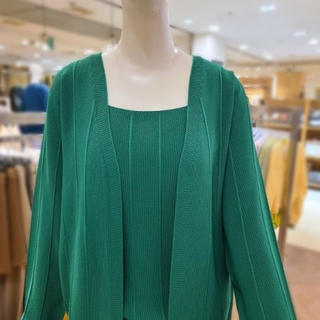 에어니트조직번형가디건2color