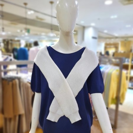 스트라이프가디건머플러3color