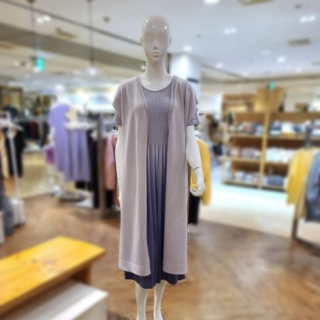 슬리브리스롱니트베스트4color