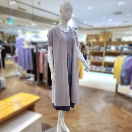 슬리브리스롱니트베스트4color