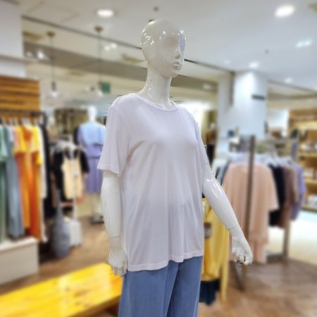 면혼방라운드반팔티셔츠2color