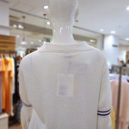 핀스트라이프니트티셔츠2color