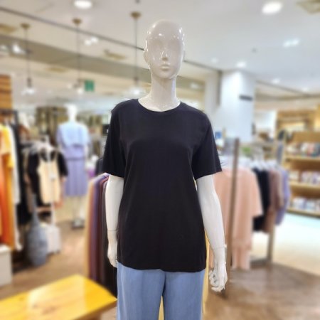 면혼방라운드반팔티셔츠2color