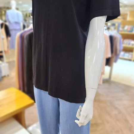 면혼방라운드반팔티셔츠2color