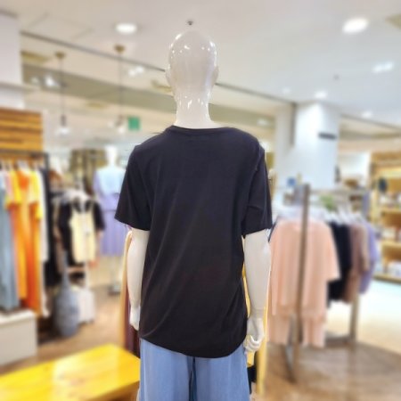 면혼방라운드반팔티셔츠2color