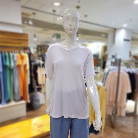 면혼방라운드반팔티셔츠2color