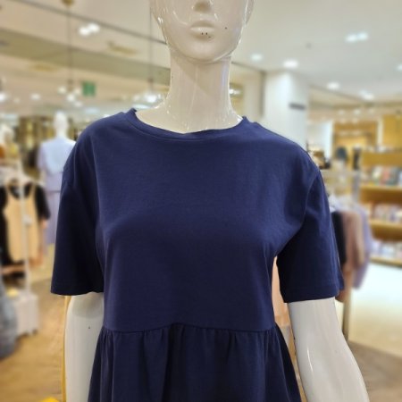 면프릴포인트반팔티셔츠2color