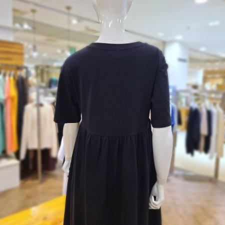 오가닉코튼플레어롱원피스2color