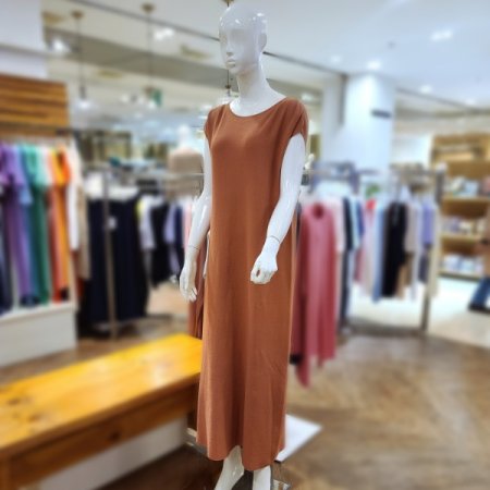 에어캡소매프레어롱드레스3color