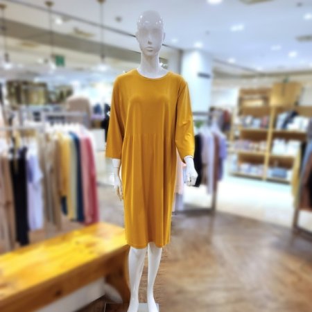 모달혼방7부미디원피스8color