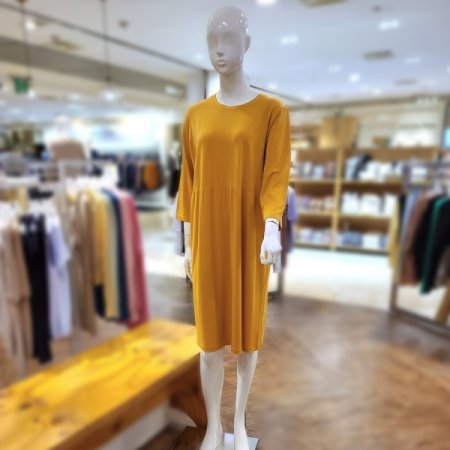 모달혼방7부미디원피스8color