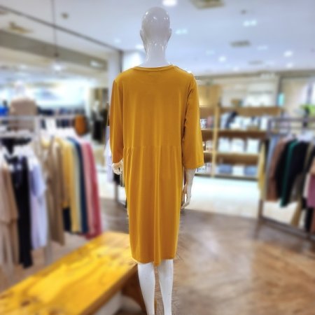 모달혼방7부미디원피스8color