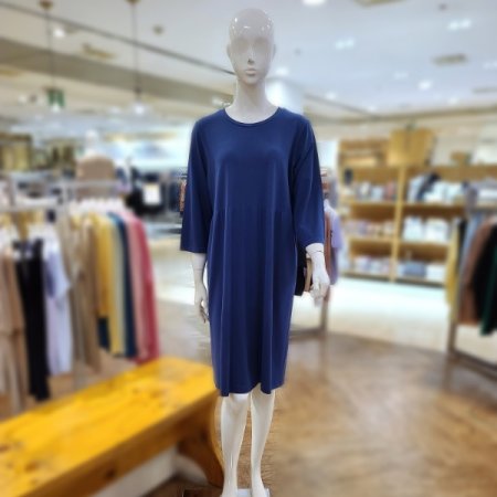 모달혼방7부미디원피스8color