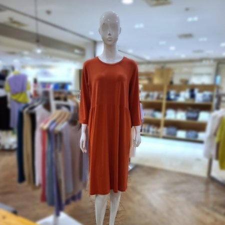 모달혼방7부미디원피스8color