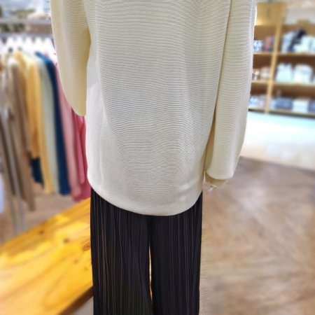 실크코튼브이넥롱니트티셔츠2color