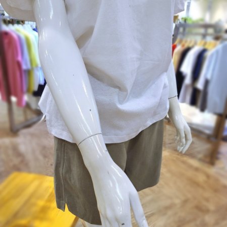 린넨혼방라운드반팔티셔츠3color