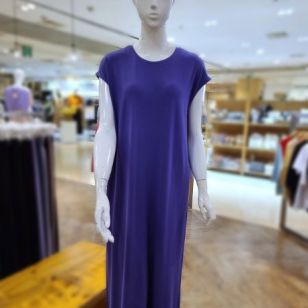 민소매드롭숄더롱원피스3color