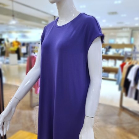 민소매드롭숄더롱원피스3color