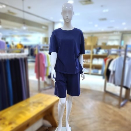 오가닉코튼반팔반바지세트2color