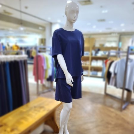 오가닉코튼반팔반바지세트2color