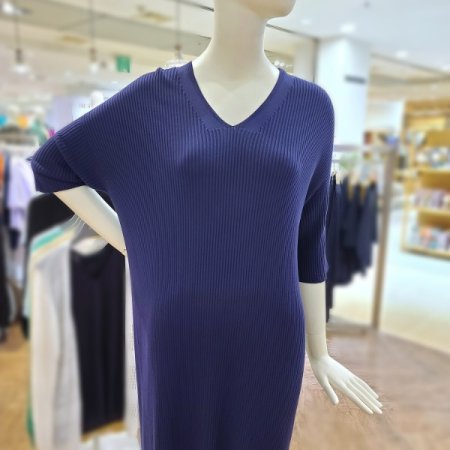 뉴에어니트하프슬리브원피스2color