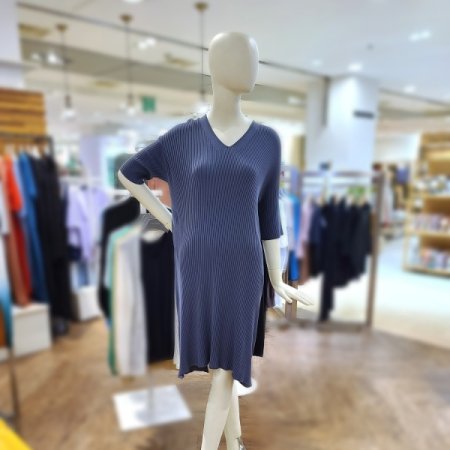 뉴에어니트하프슬리브원피스2color